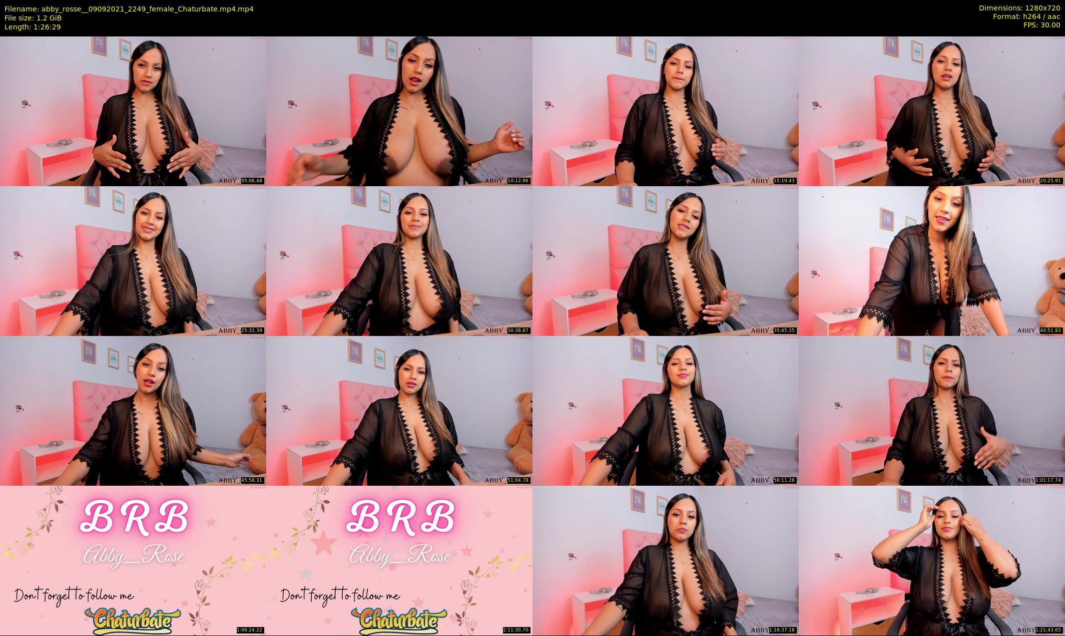 abby_rosse_ — 87 minute Chaturbate female cam show recording, 720p, Sep 9, 2021