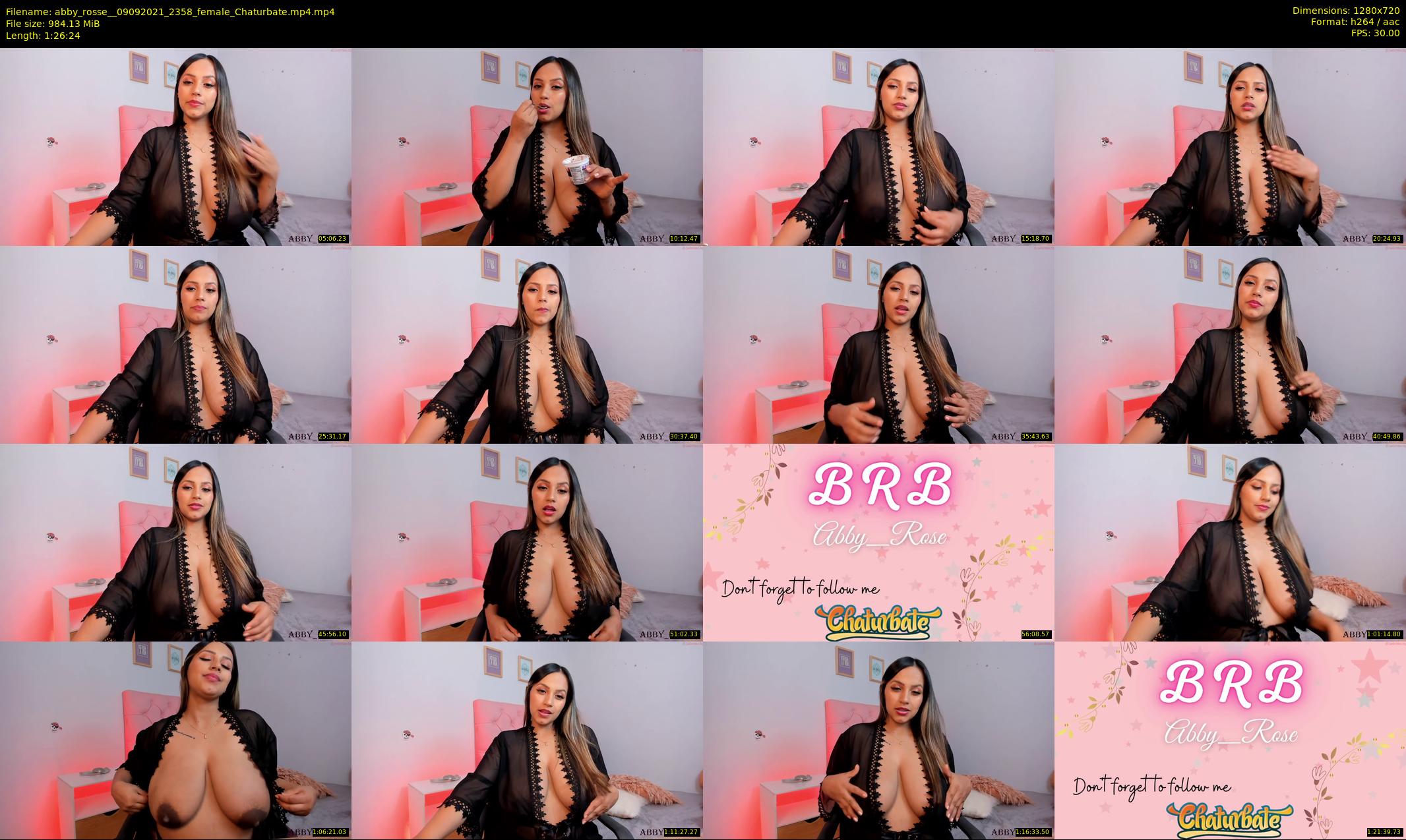 abby_rosse_ — 87 minute Chaturbate female cam show recording, 720p, Sep 9, 2021