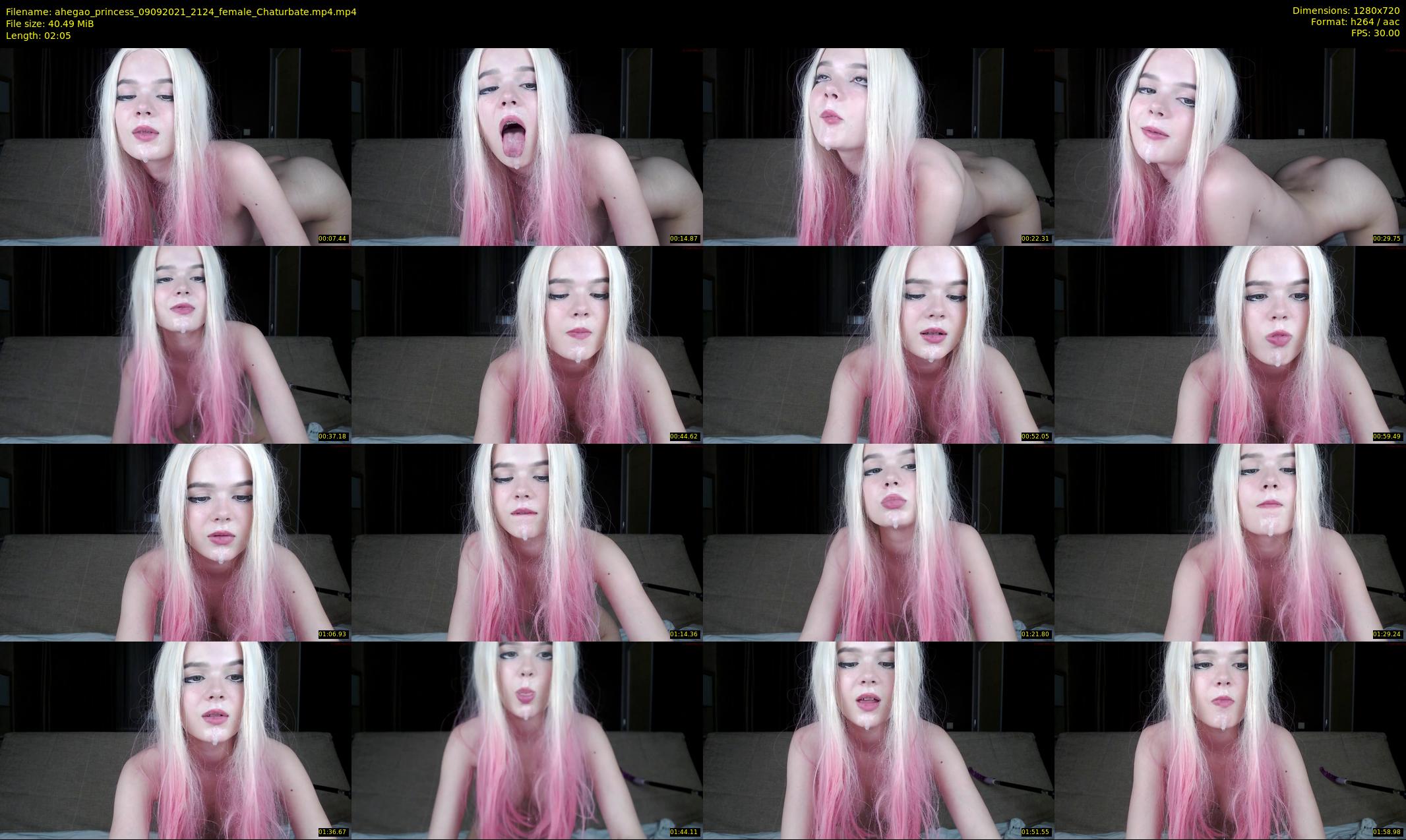 ahegao_princess — 3 minute Chaturbate female cam show recording, 720p, Sep 9, 2021