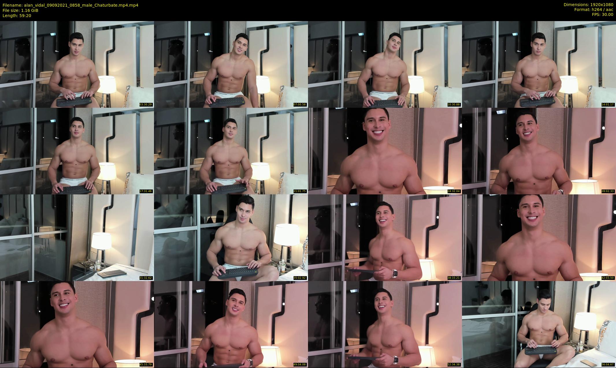 alan_vidal — 60 minute Chaturbate male cam show recording, 1080p, Sep 9, 2021