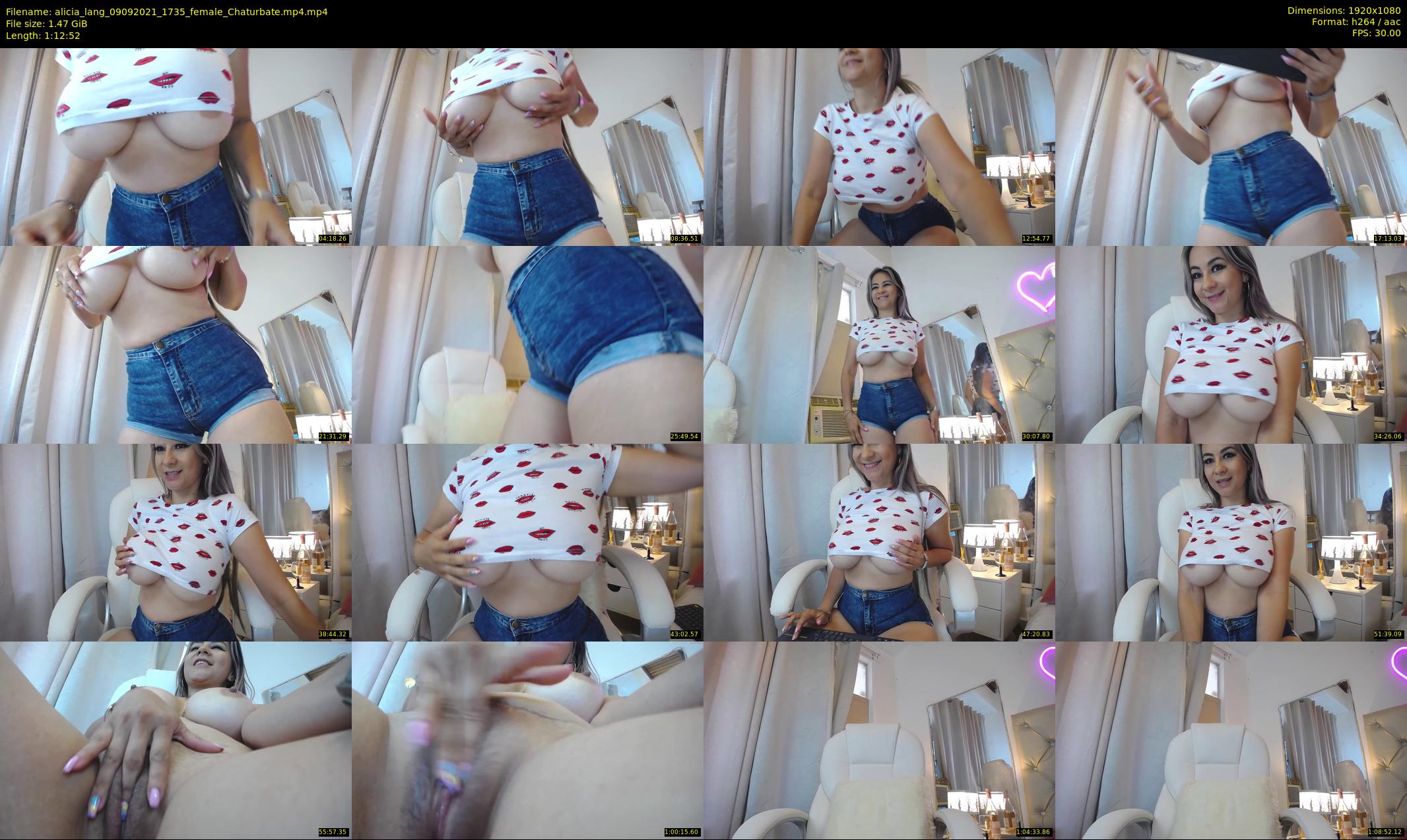 alicia_lang — 73 minute Chaturbate female cam show recording, 1080p, Sep 9, 2021