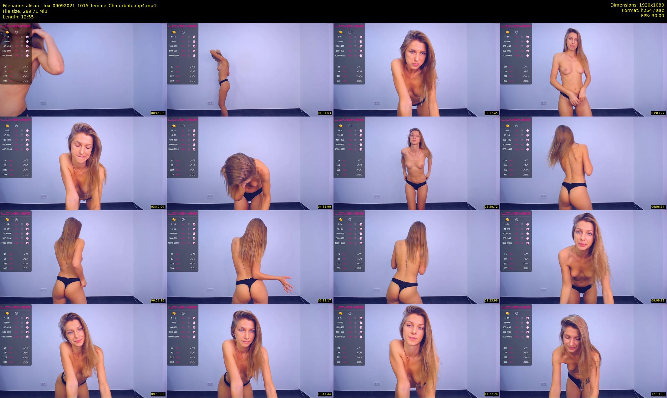 alisaa__fox — 13 minute Chaturbate female cam show recording, 1080p, Sep 9, 2021