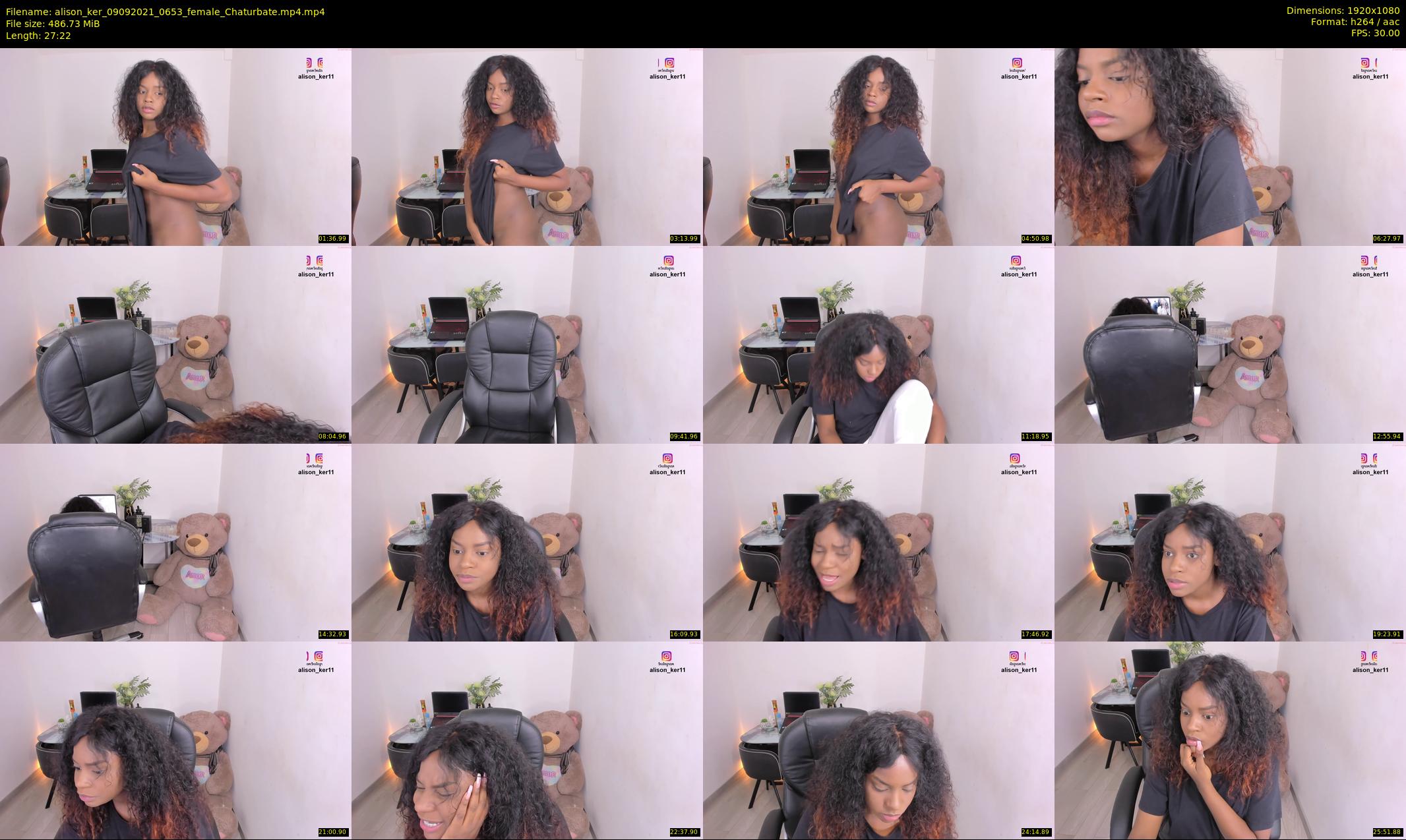 alison_ker — 28 minute Chaturbate female cam show recording, 1080p, Sep 9, 2021