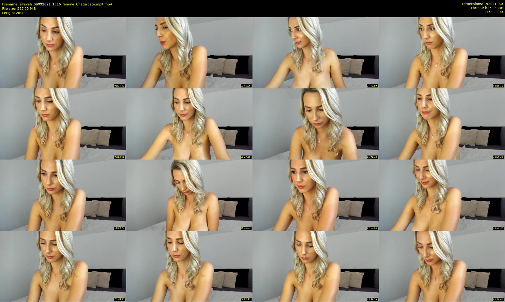 allayah — 27 minute Chaturbate female cam show recording, 1080p, Sep 9, 2021
