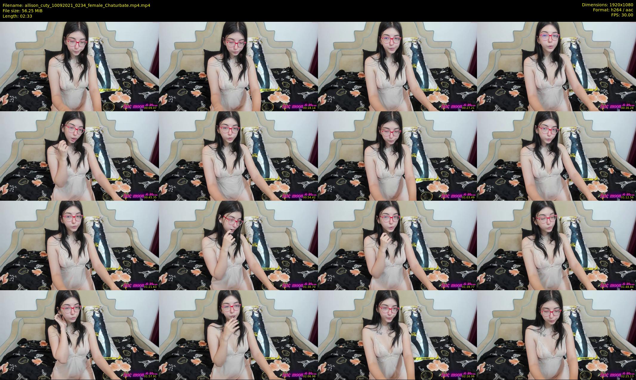 allison_cuty — 3 minute Chaturbate female cam show recording, 1080p, Sep 10, 2021