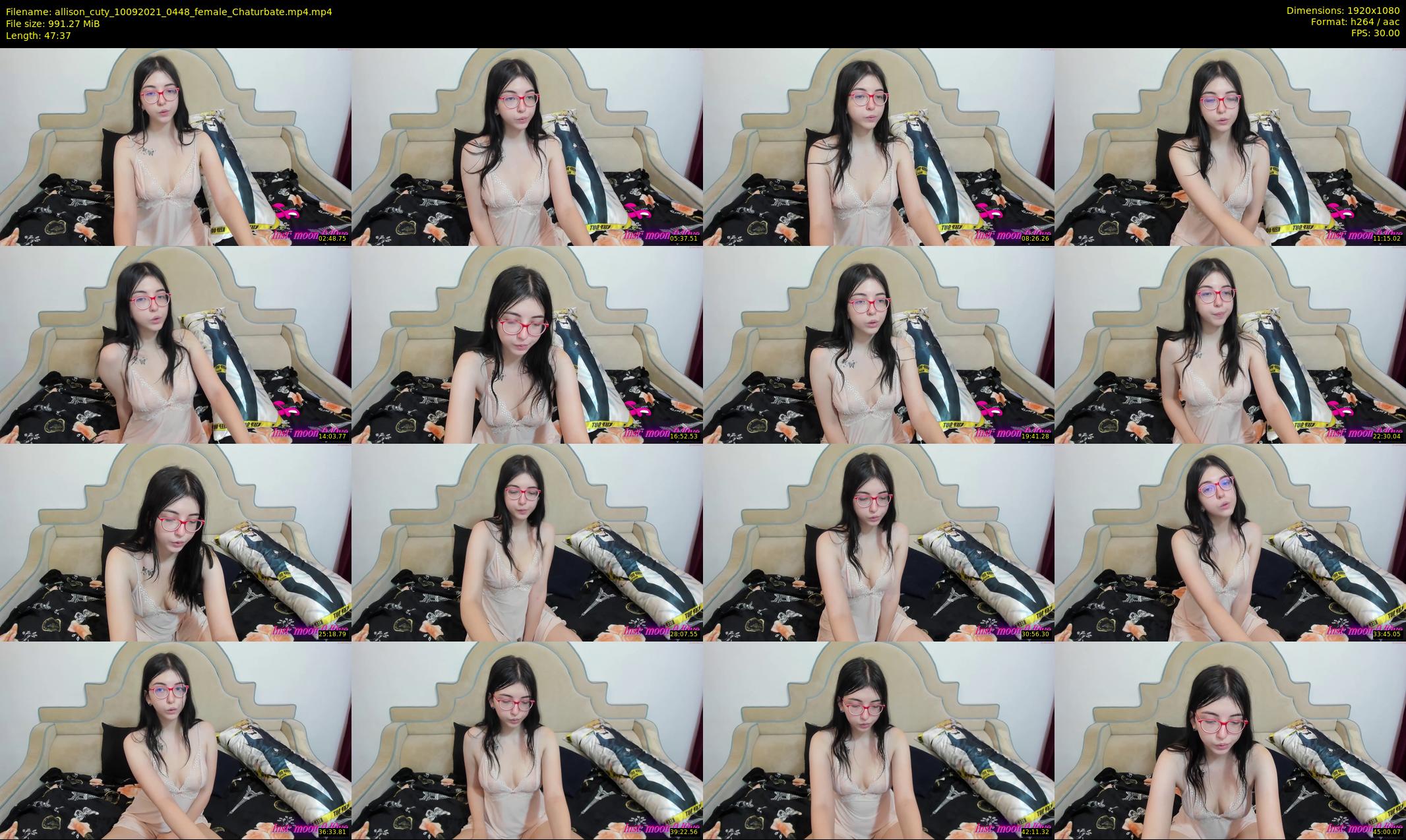 allison_cuty — 48 minute Chaturbate female cam show recording, 1080p, Sep 10, 2021