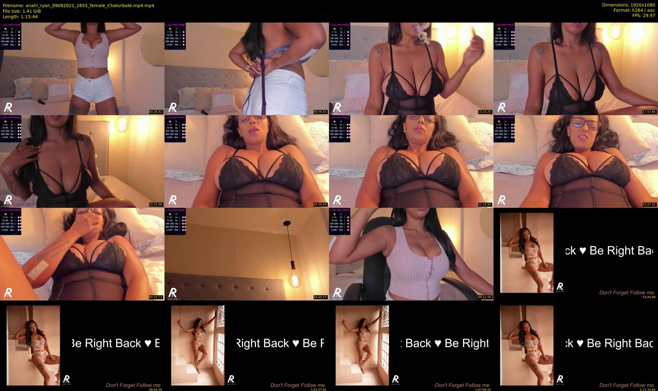anahi_ryan — 76 minute Chaturbate female cam show recording, 1080p, Sep 9, 2021