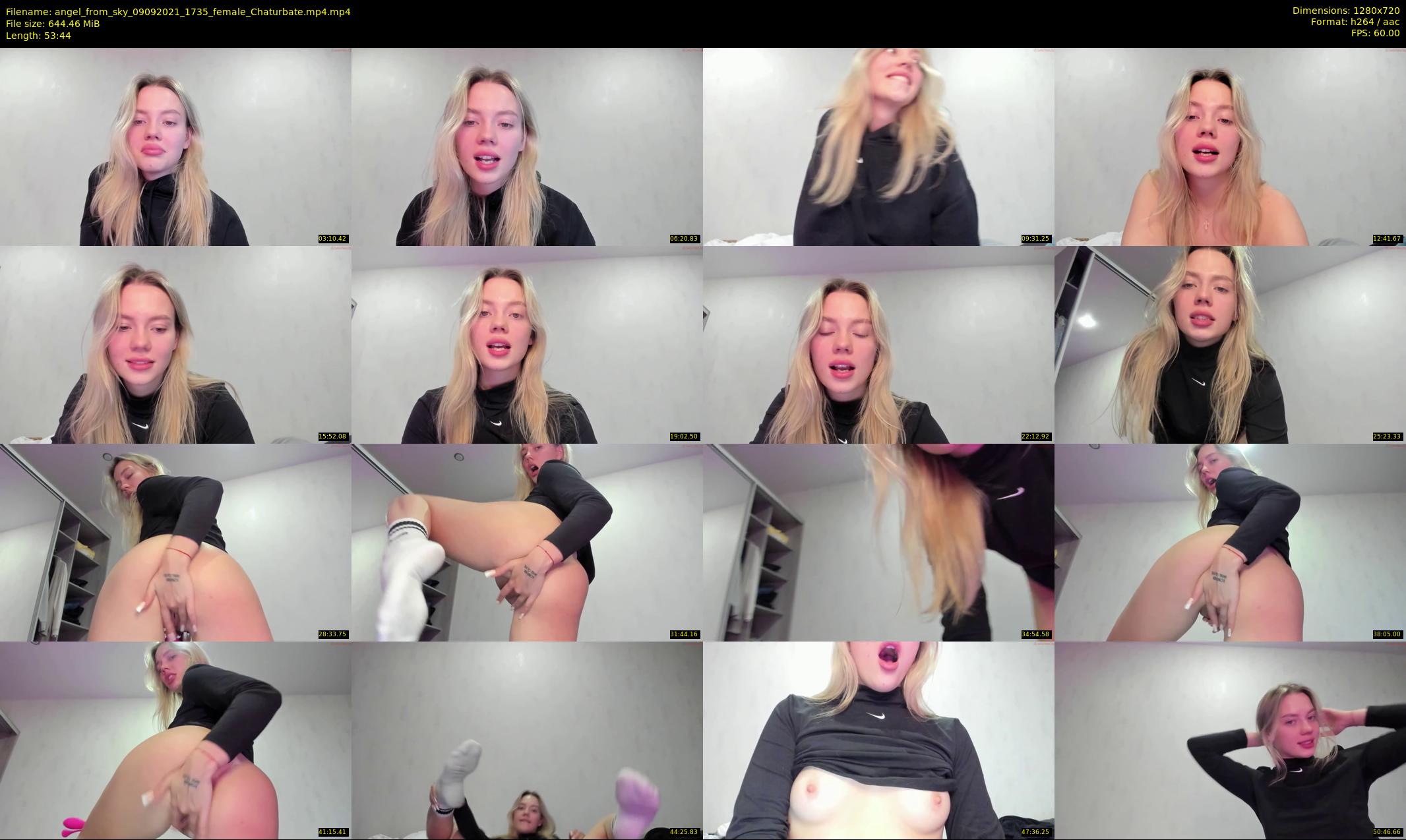 angel_from_sky — 54 minute Chaturbate female cam show recording, 720p, Sep 9, 2021