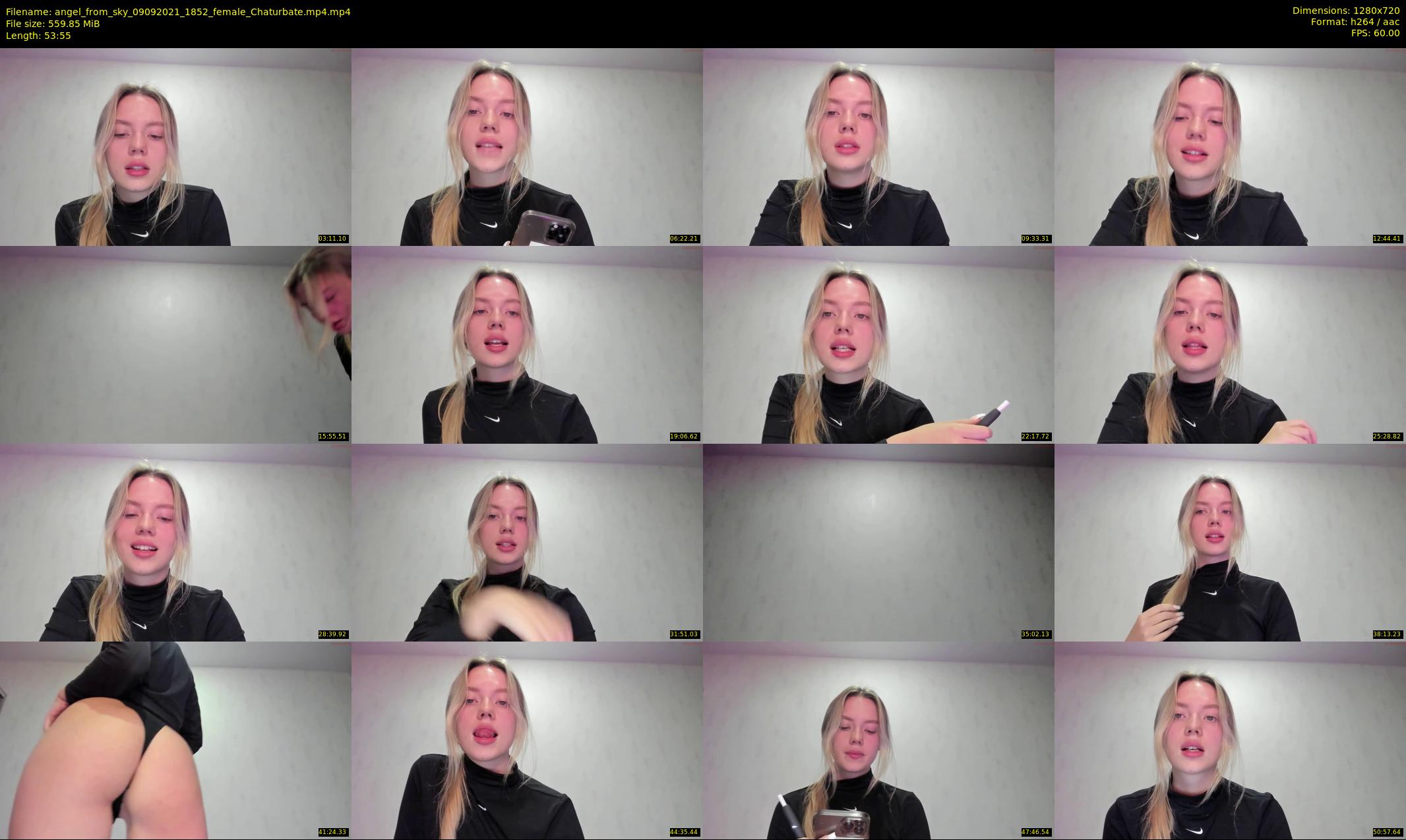 angel_from_sky — 54 minute Chaturbate female cam show recording, 720p, Sep 9, 2021