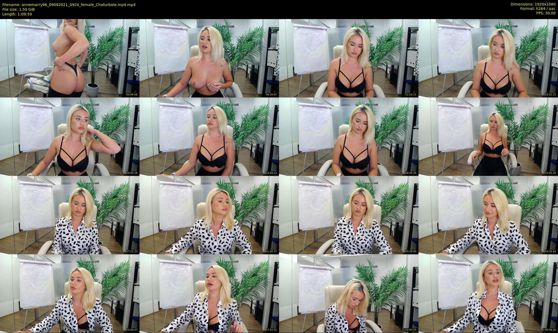annemarry96 — 70 minute Chaturbate female cam show recording, 1080p, Sep 9, 2021