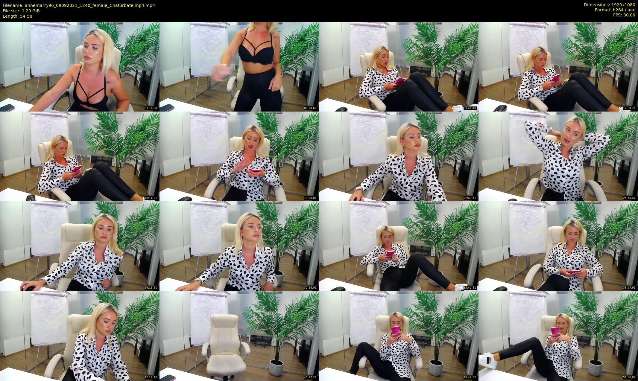 annemarry96 — 55 minute Chaturbate female cam show recording, 1080p, Sep 9, 2021