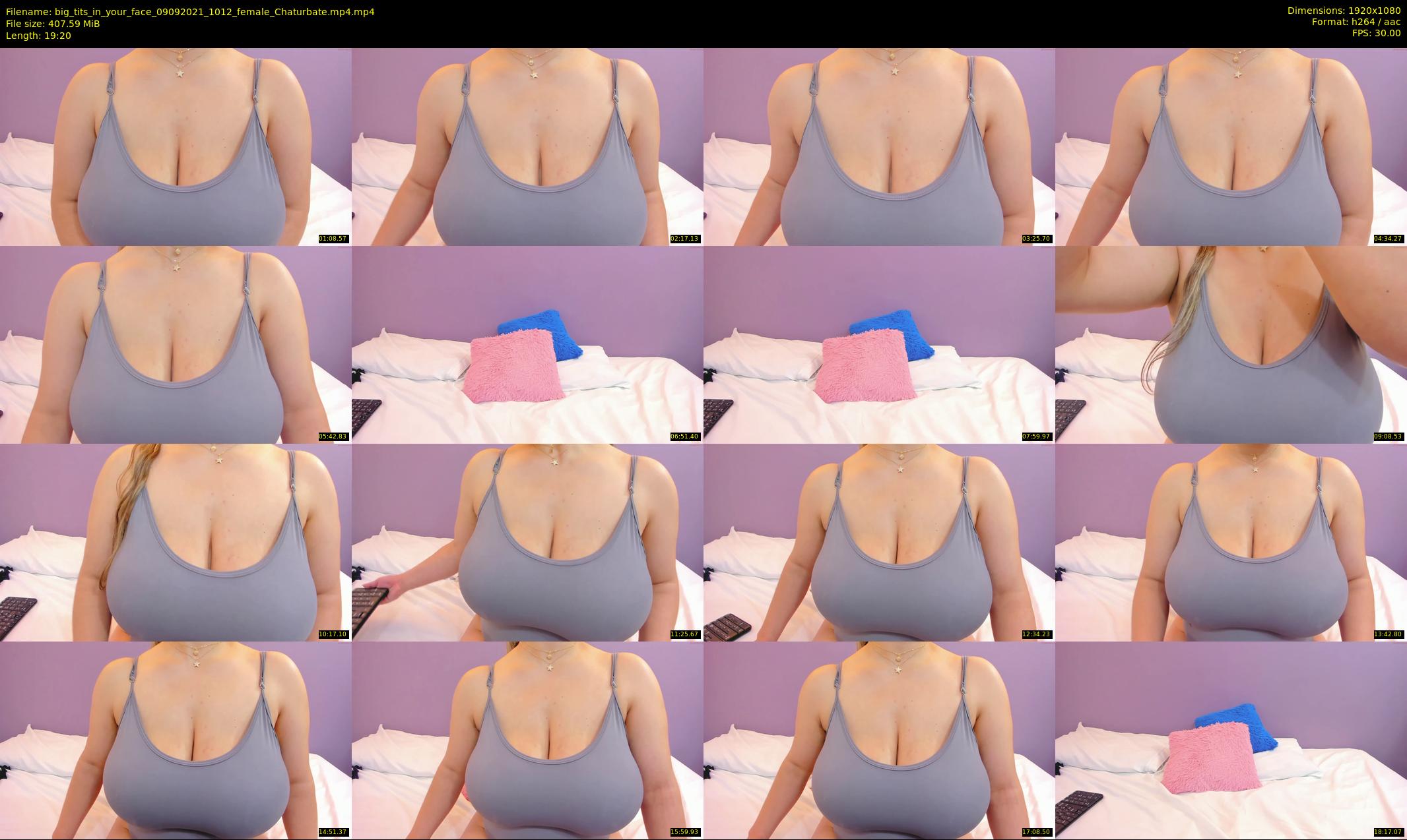 big_tits_in_your_face — 20 minute Chaturbate female cam show recording, 1080p, Sep 9, 2021