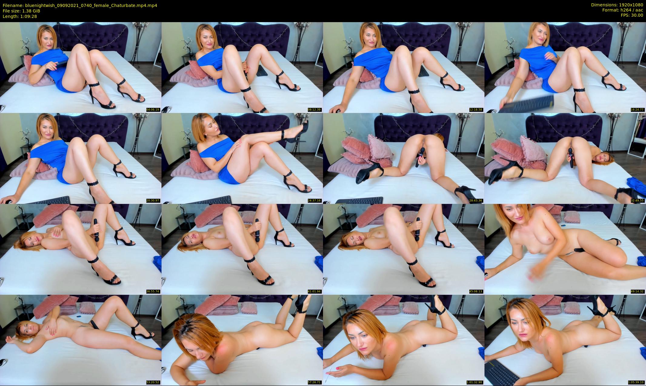 bluenightwish — 70 minute Chaturbate female cam show recording, 1080p, Sep 9, 2021