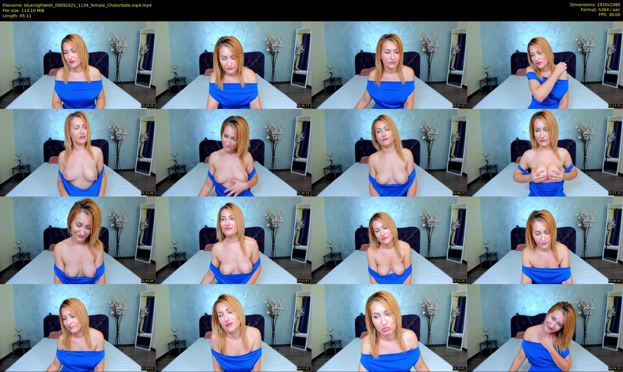bluenightwish — 6 minute Chaturbate female cam show recording, 1080p, Sep 9, 2021