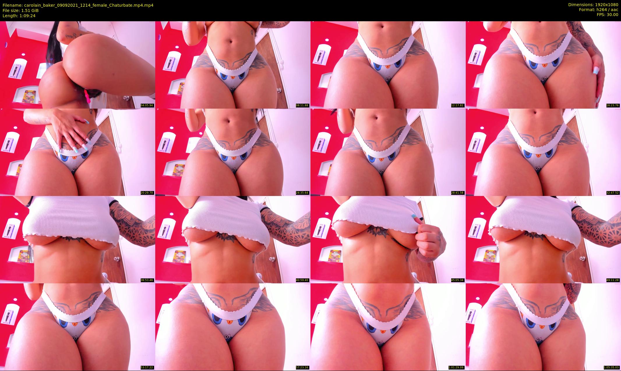 carolain_baker — 70 minute Chaturbate female cam show recording, 1080p, Sep 9, 2021