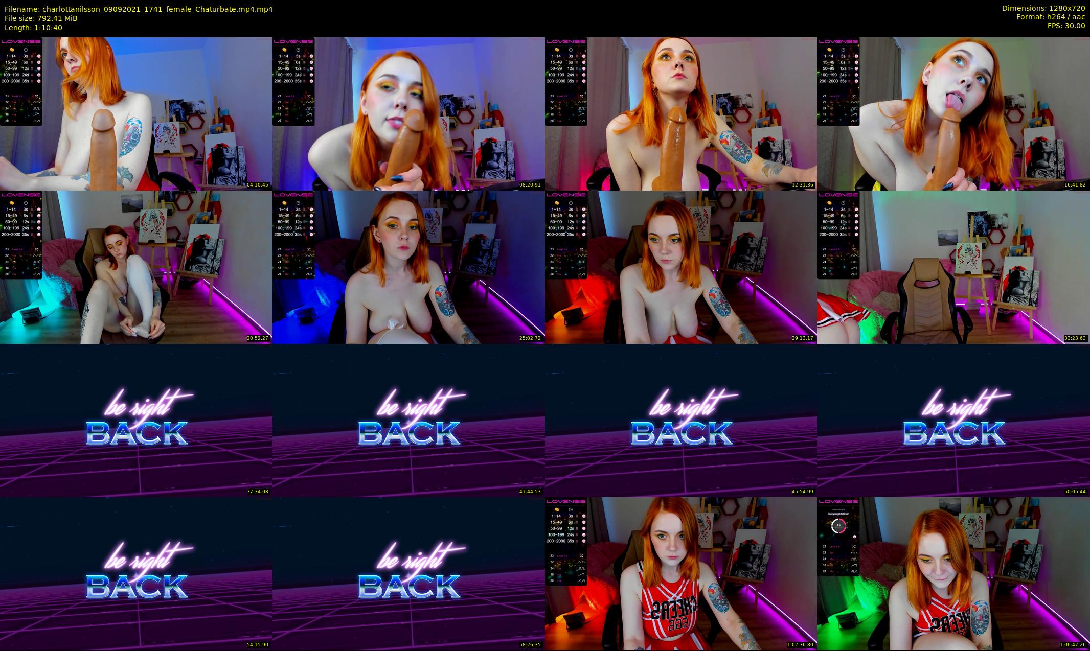 charlottanilsson — 71 minute Chaturbate female cam show recording, 720p, Sep 9, 2021