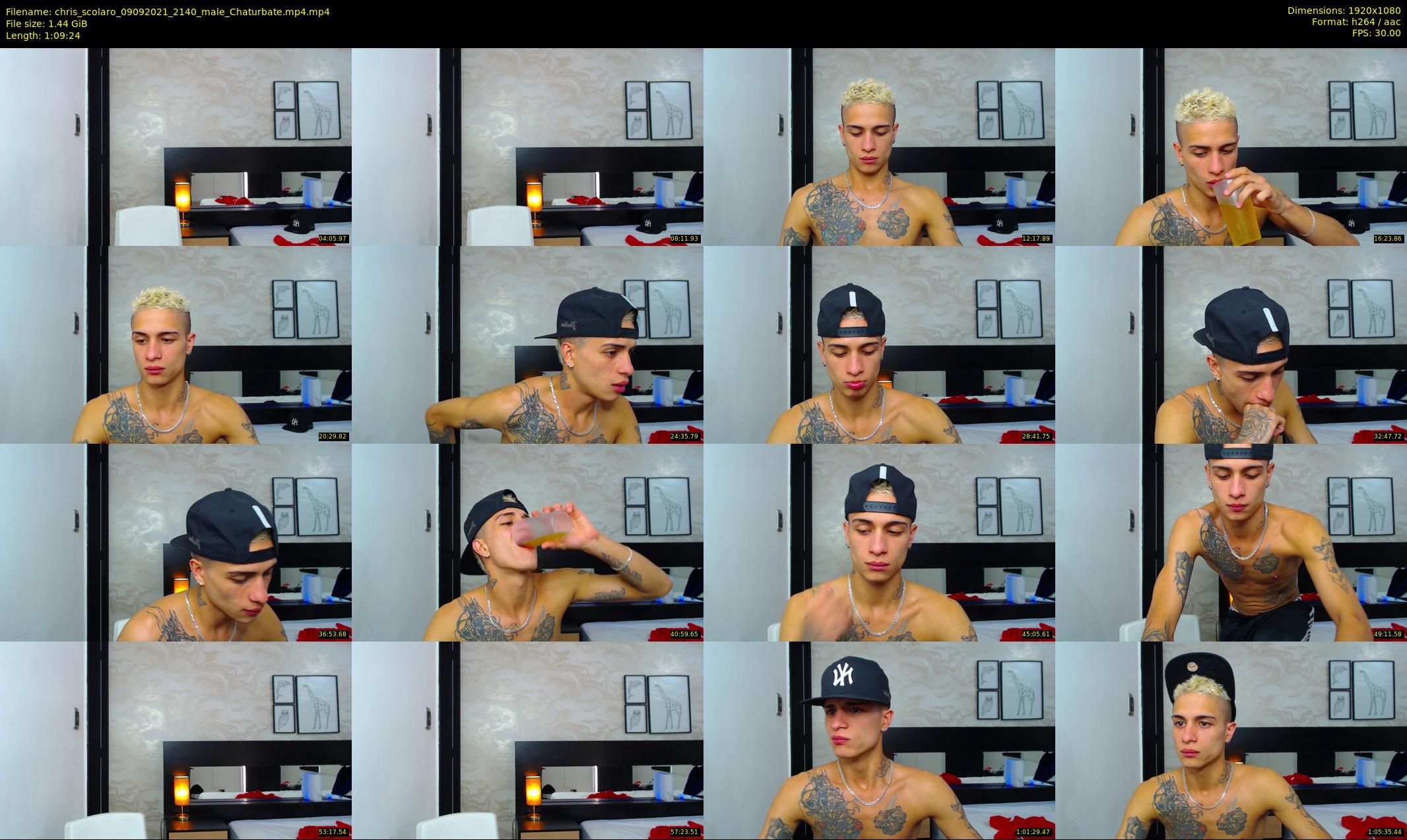 chris_scolaro — 70 minute Chaturbate male cam show recording, 1080p, Sep 9, 2021