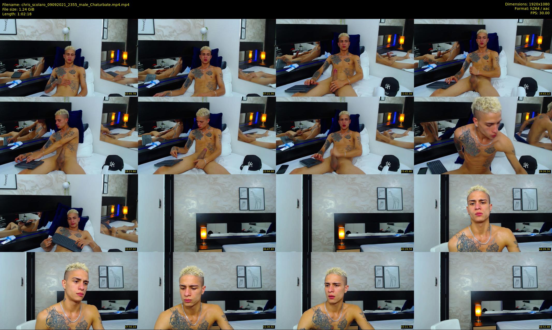 chris_scolaro — 63 minute Chaturbate male cam show recording, 1080p, Sep 9, 2021