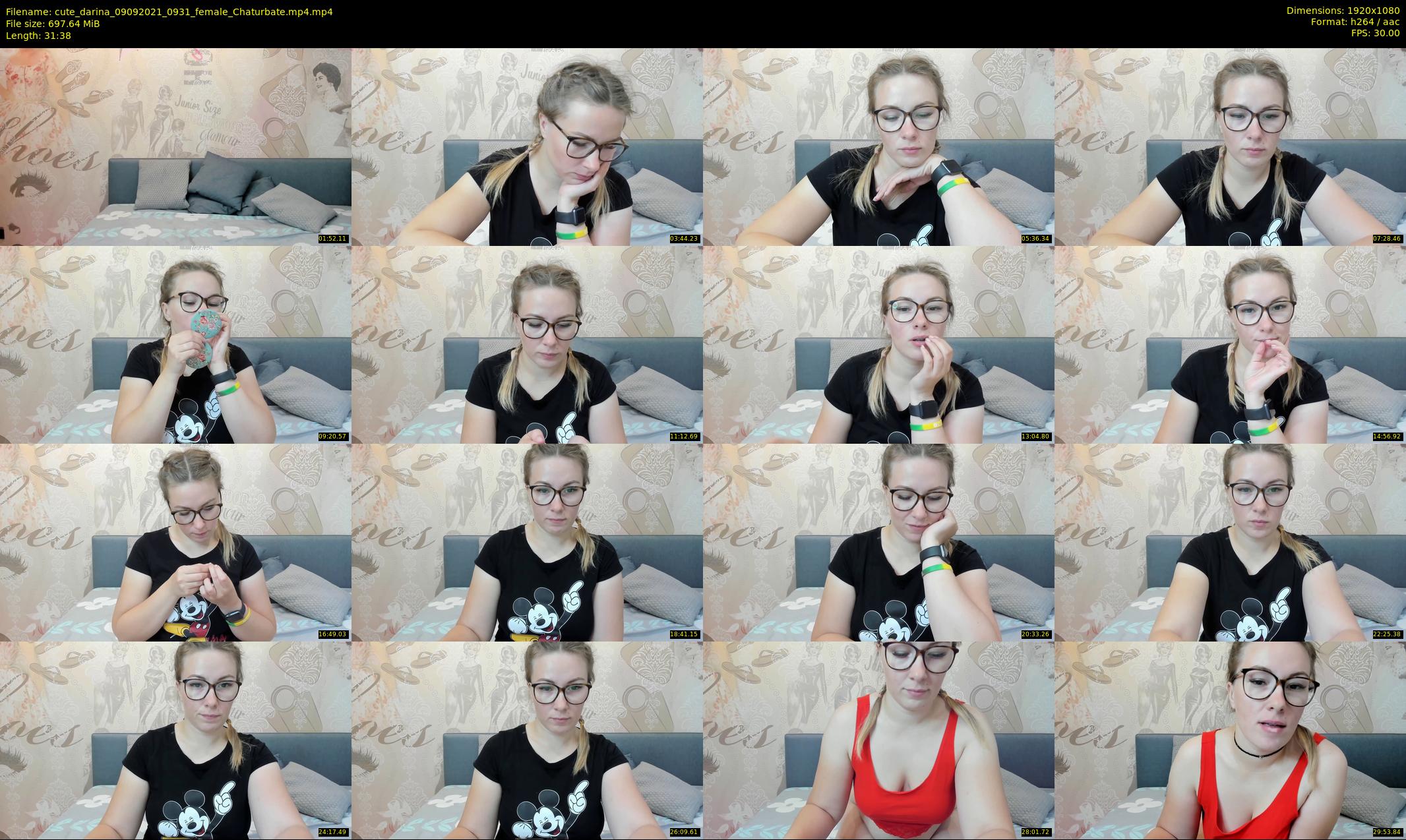 cute_darina — 32 minute Chaturbate female cam show recording, 1080p, Sep 9, 2021