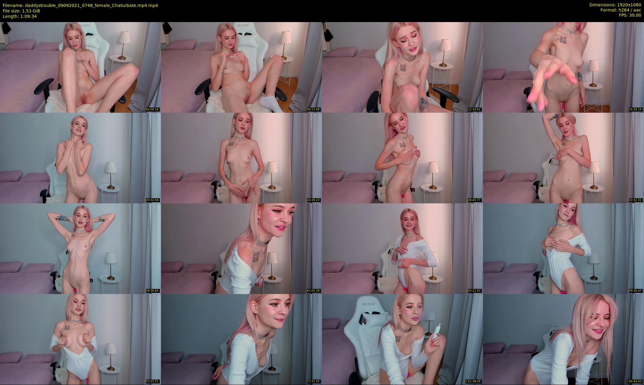 daddystrouble — 70 minute Chaturbate female cam show recording, 1080p, Sep 9, 2021