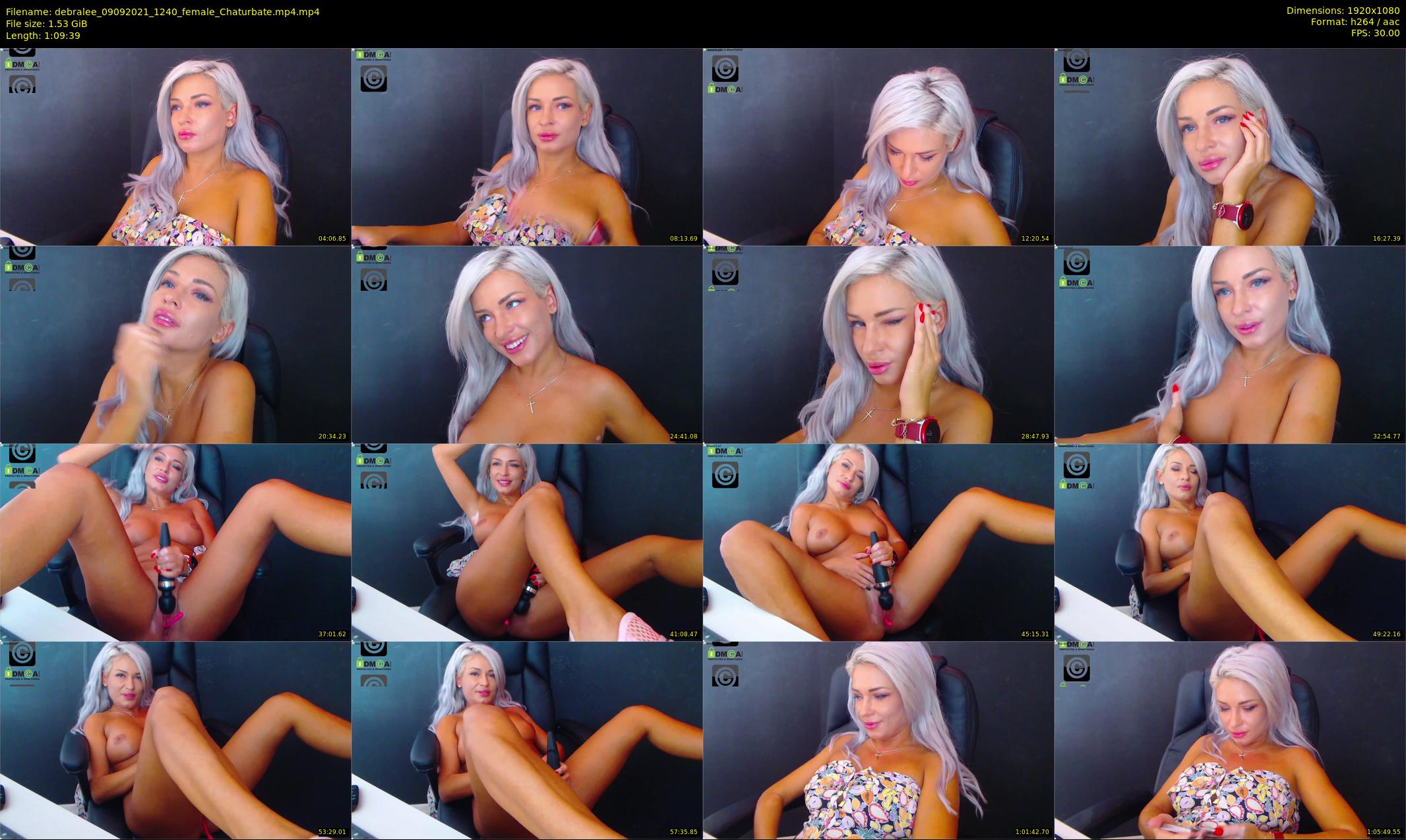 debralee — 70 minute Chaturbate female cam show recording, 1080p, Sep 9, 2021