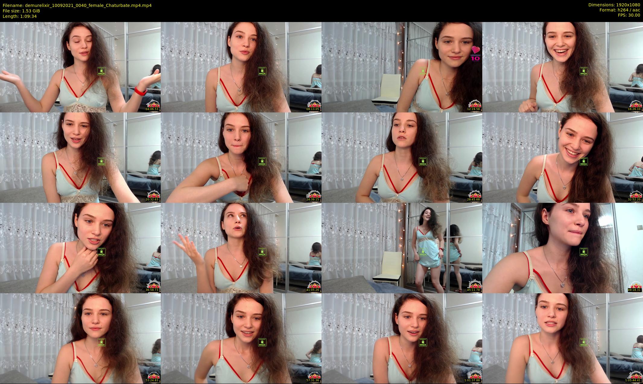 demurelixir — 70 minute Chaturbate female cam show recording, 1080p, Sep 10, 2021