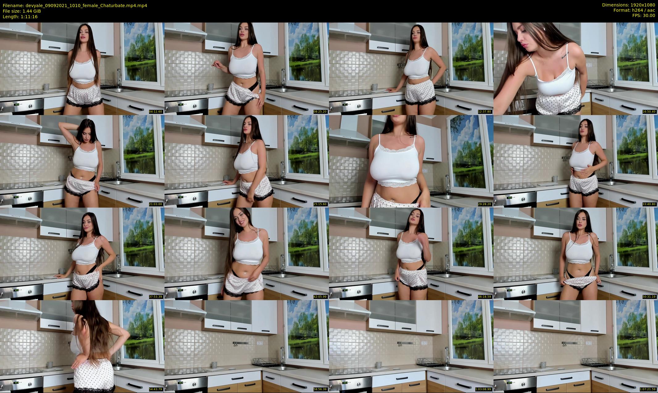devyale — 72 minute Chaturbate female cam show recording, 1080p, Sep 9, 2021