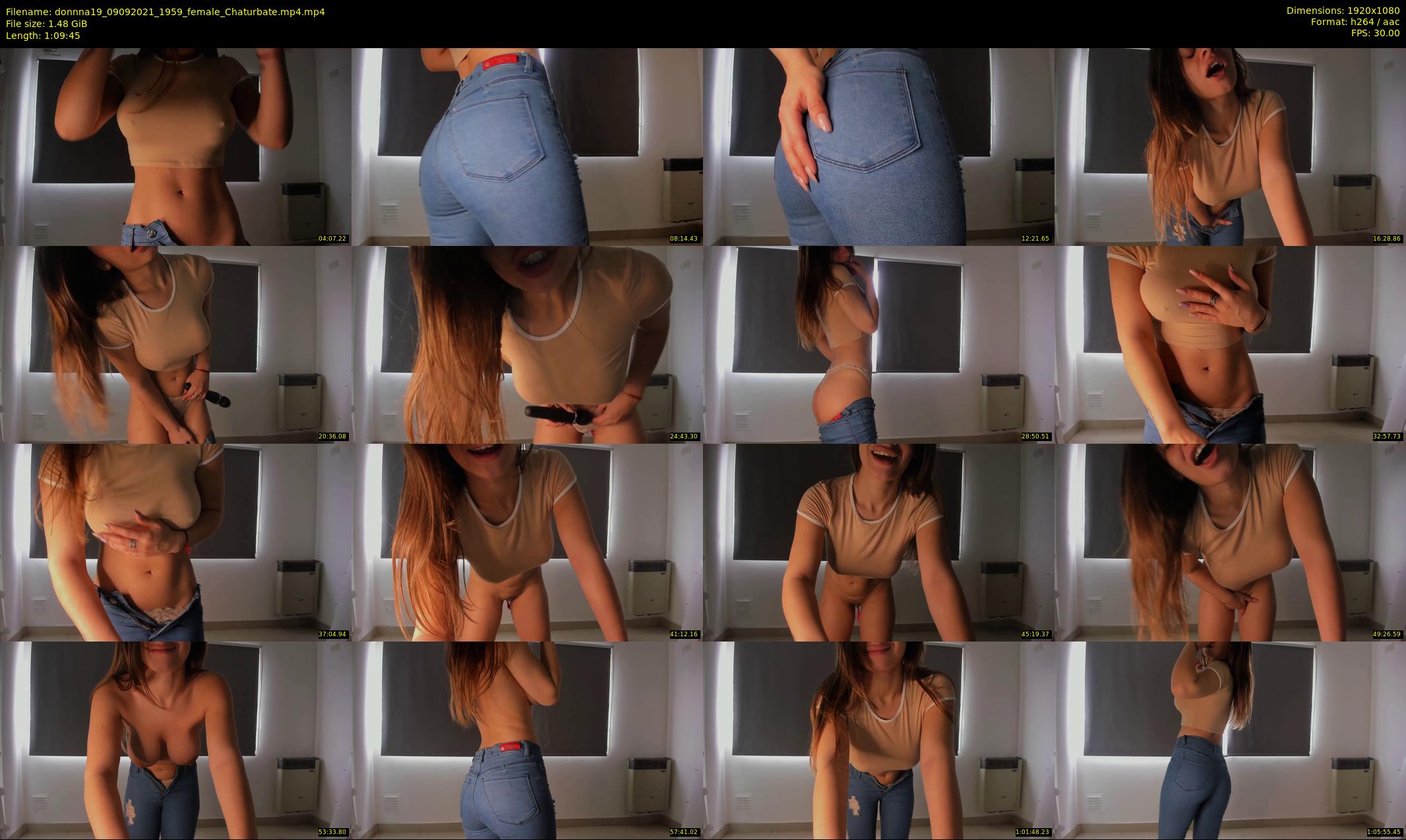 donnna19 — 70 minute Chaturbate female cam show recording, 1080p, Sep 9, 2021