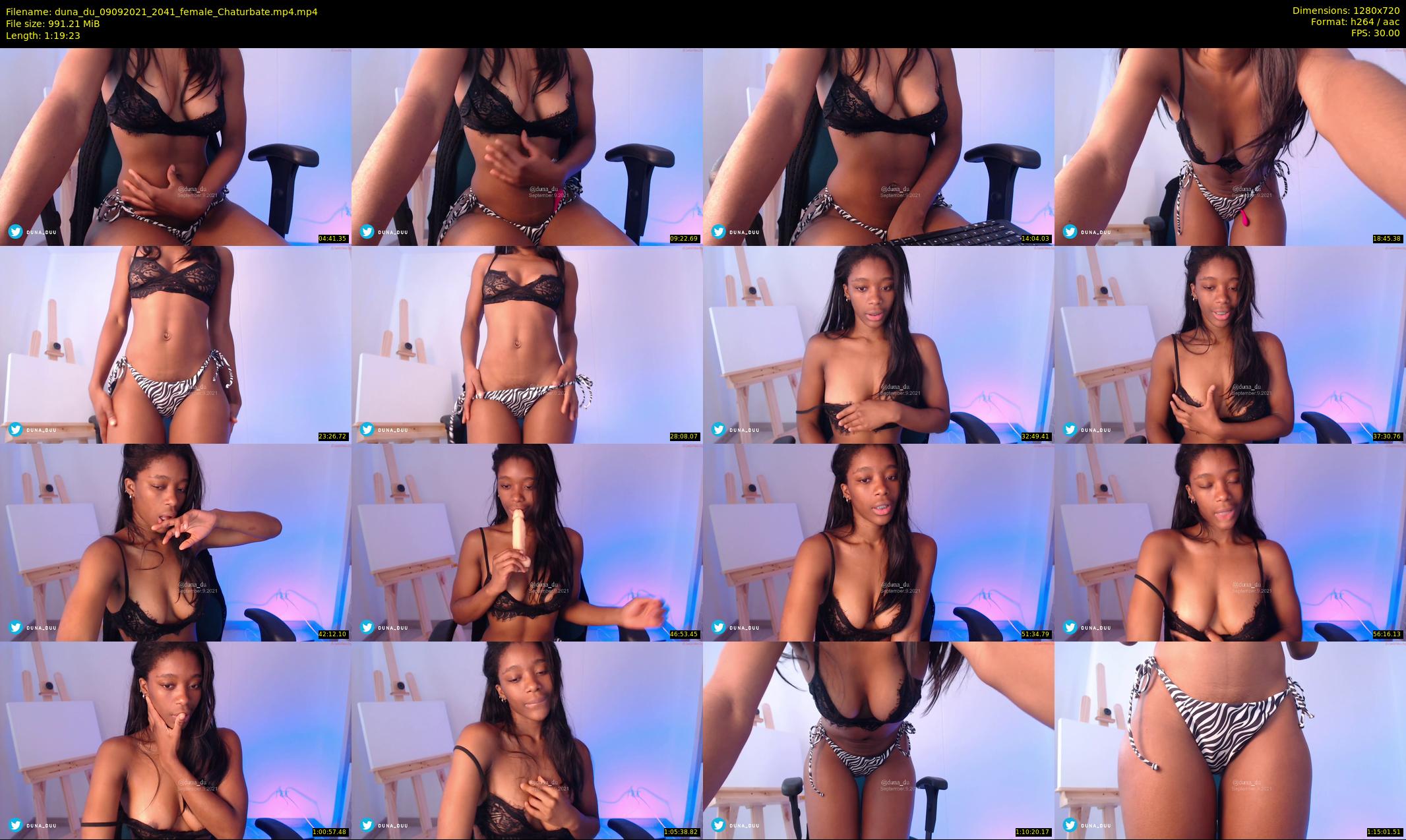 duna_du — 80 minute Chaturbate female cam show recording, 720p, Sep 9, 2021