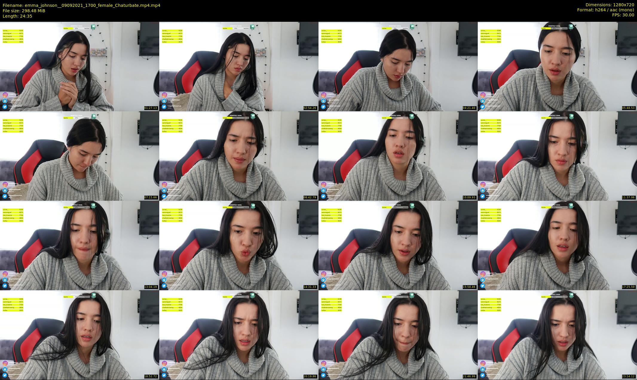 emma_johnson_ — 25 minute Chaturbate female cam show recording, 720p, Sep 9, 2021