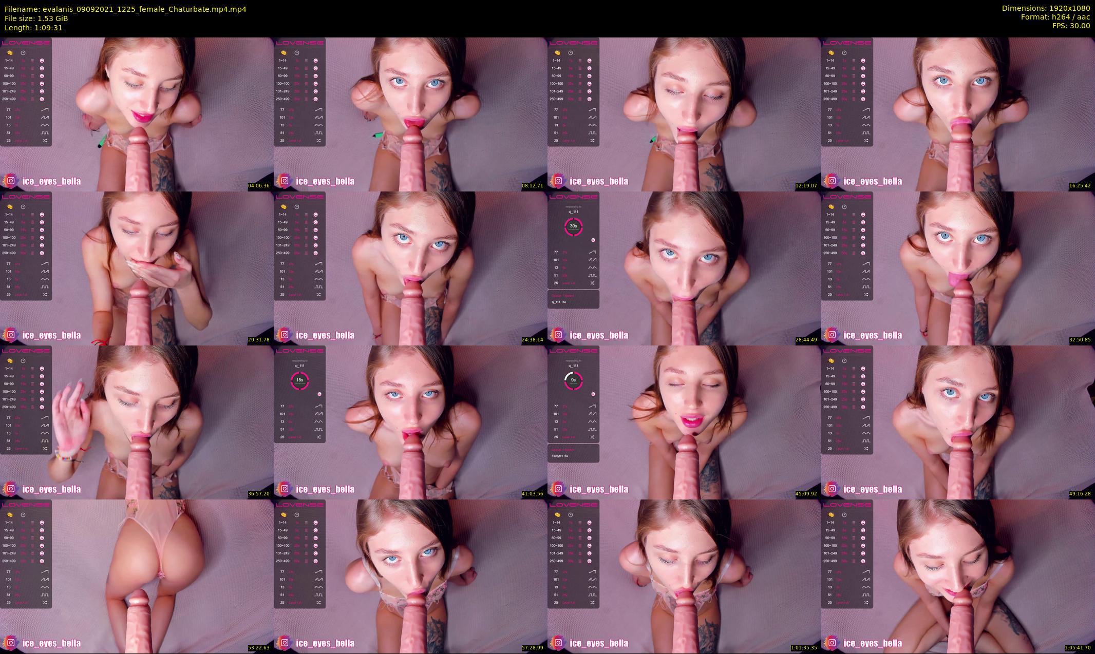 evalanis — 70 minute Chaturbate couple cam show recording, 1080p, Sep 9, 2021