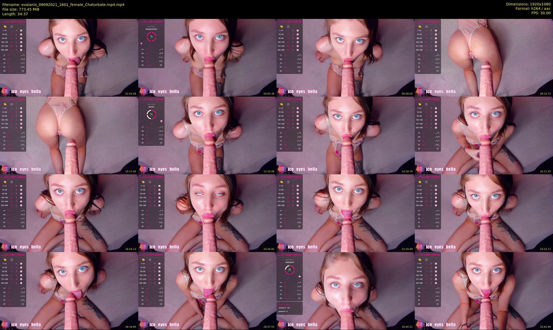evalanis — 35 minute Chaturbate couple cam show recording, 1080p, Sep 9, 2021