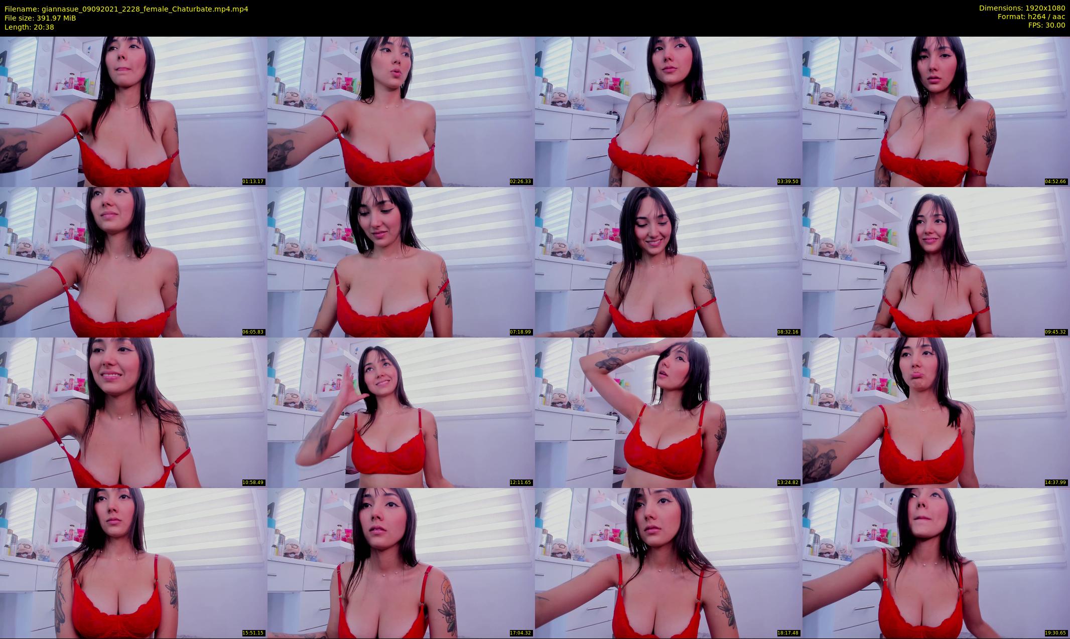 giannasue — 21 minute Chaturbate female cam show recording, 1080p, Sep 9, 2021
