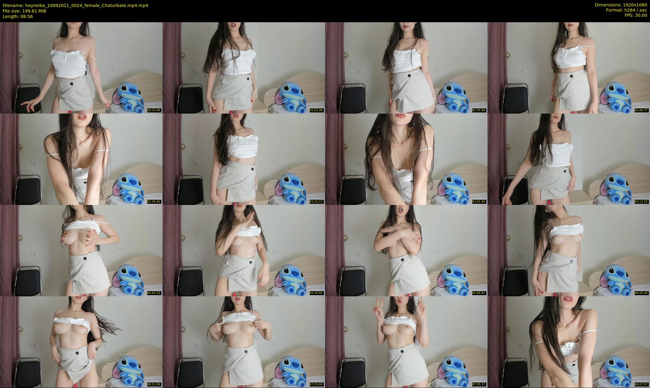 hayneiko — 9 minute Chaturbate female cam show recording, 1080p, Sep 10, 2021