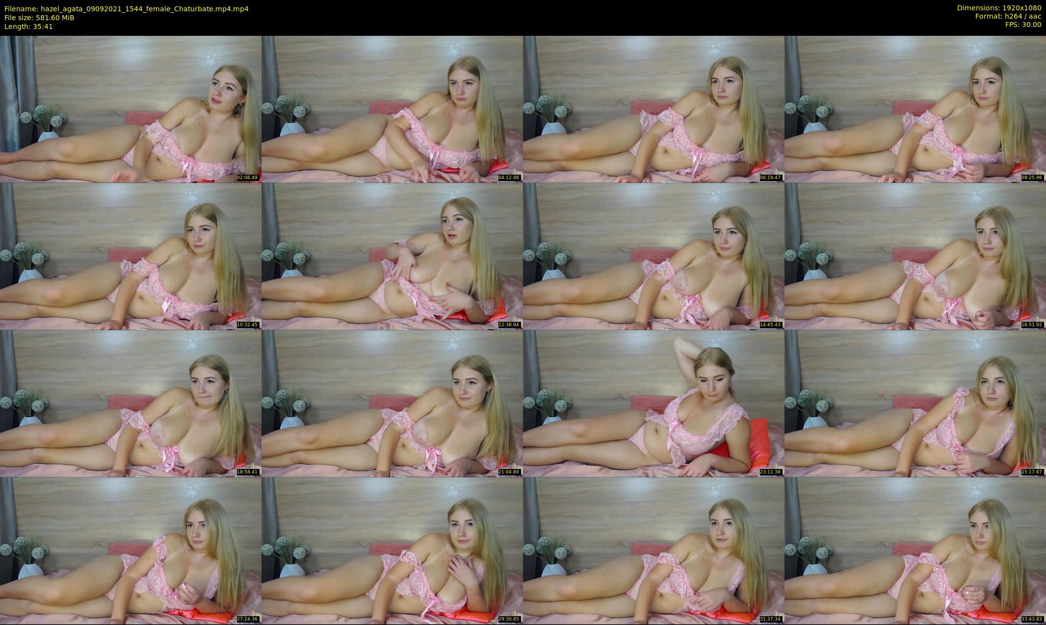 hazel_agata — 36 minute Chaturbate female cam show recording, 1080p, Sep 9, 2021
