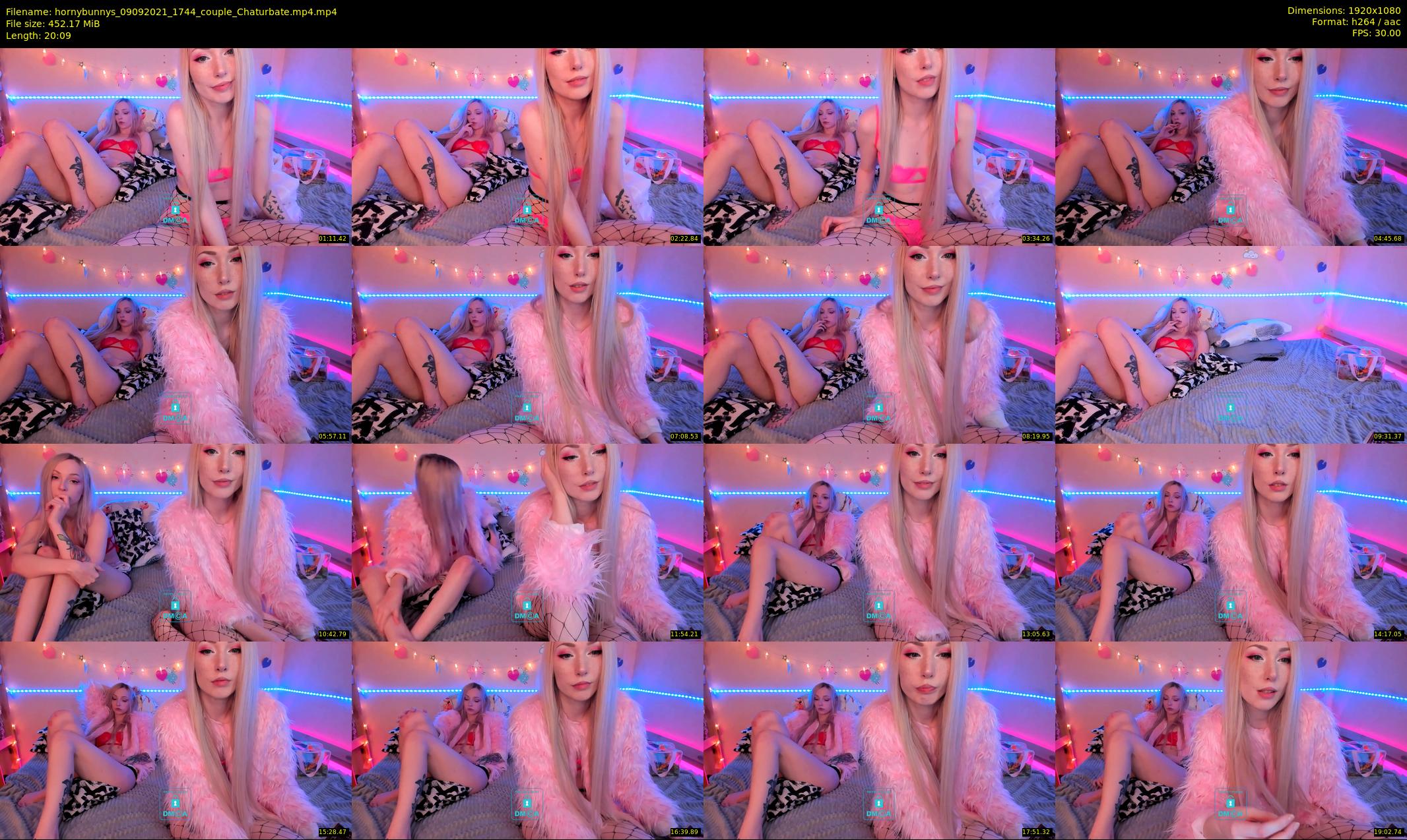 hornybunnys — 21 minute Chaturbate couple cam show recording, 1080p, Sep 9, 2021