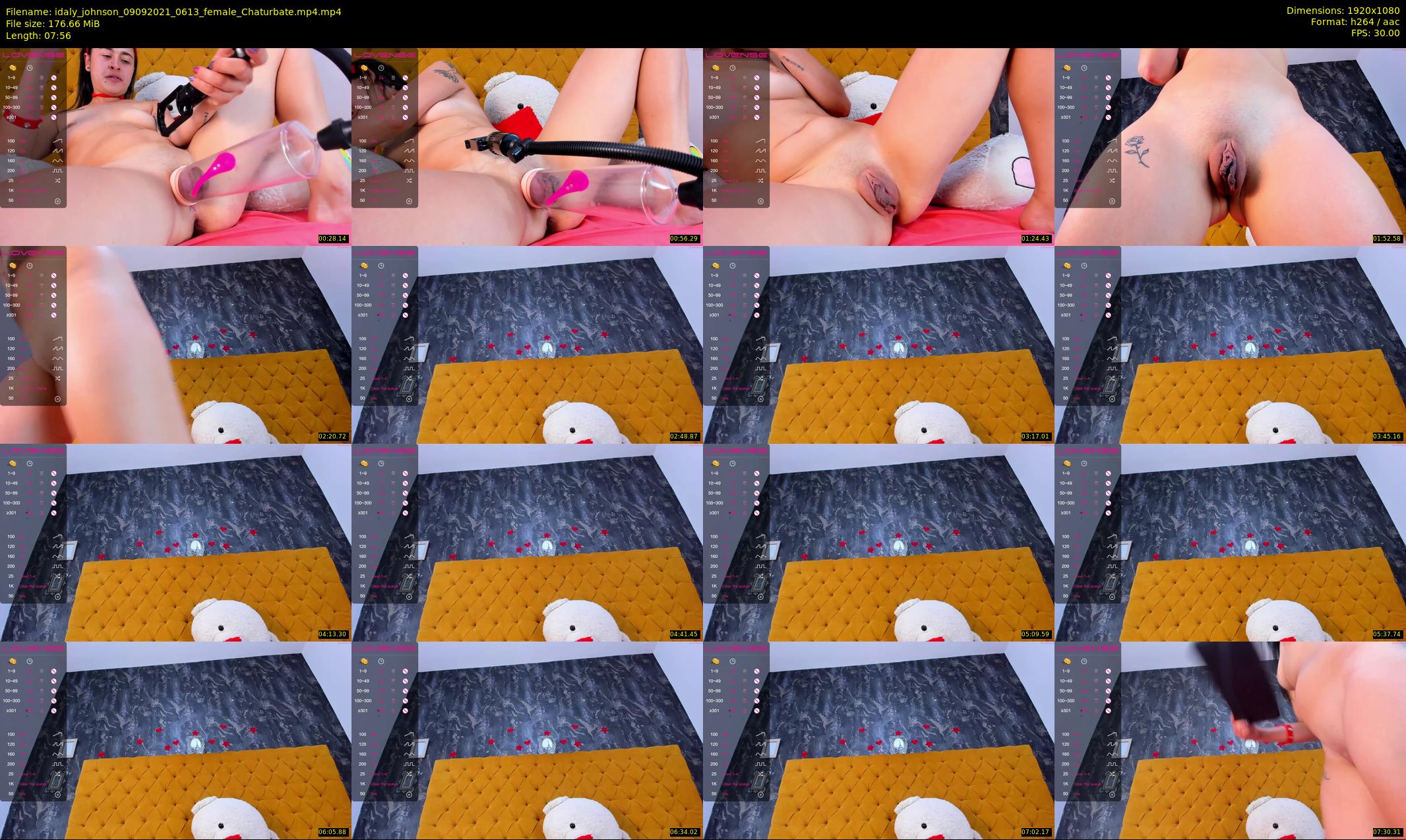 idaly_johnson — 8 minute Chaturbate female cam show recording, 1080p, Sep 9, 2021