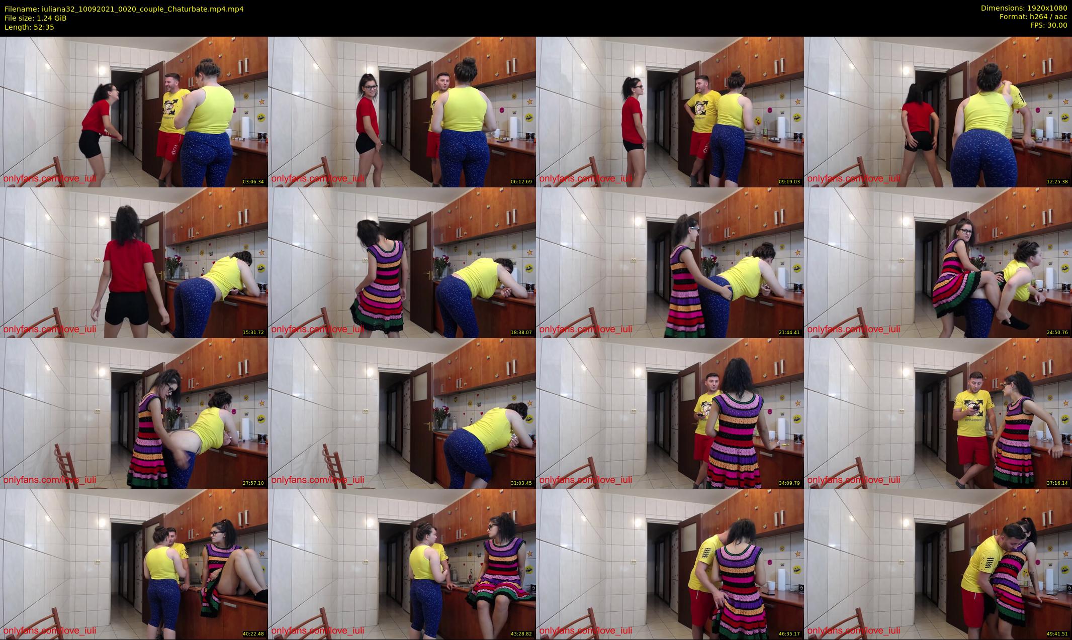 iuliana32 — 53 minute Chaturbate couple cam show recording, 1080p, Sep 10, 2021
