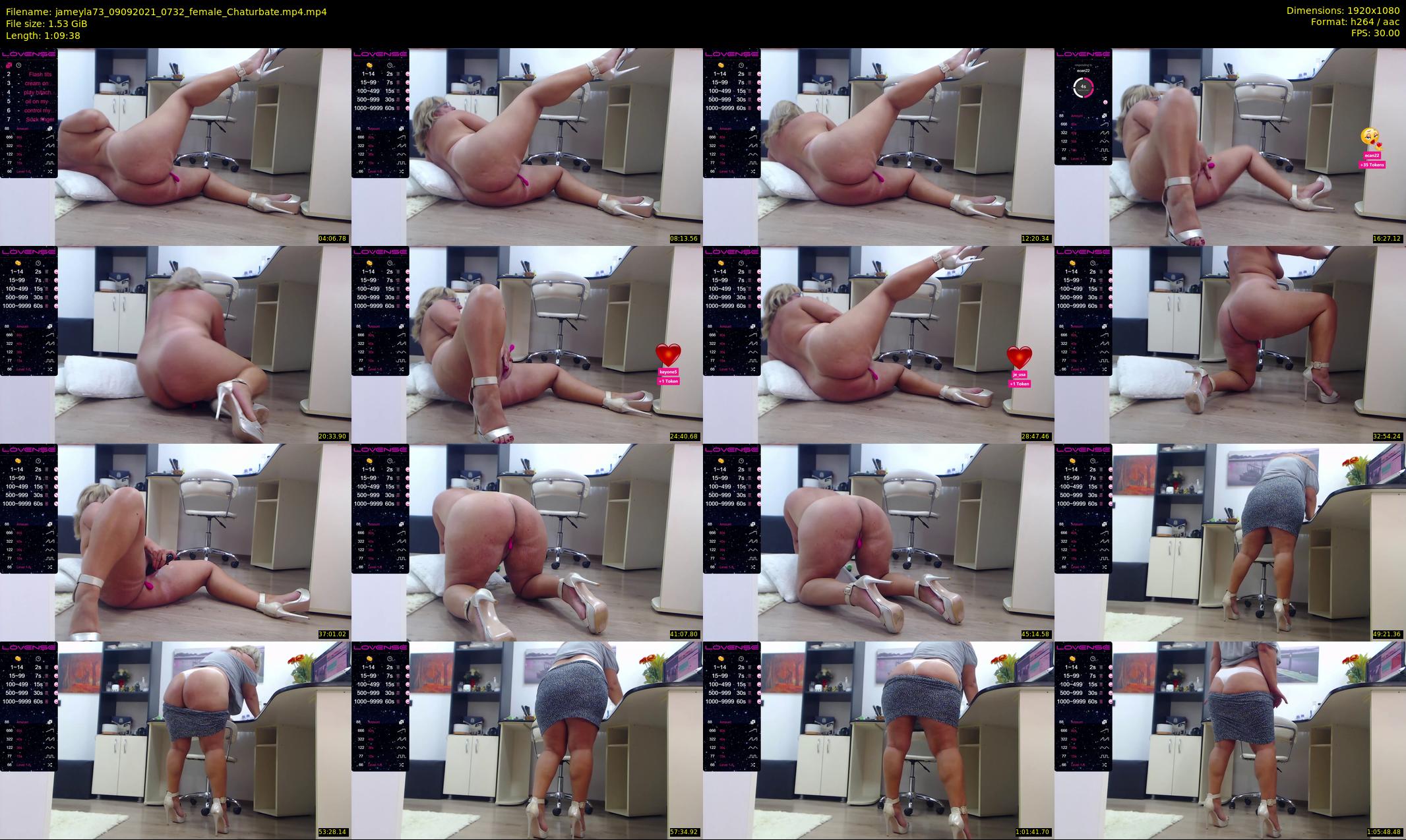 jameyla73 — 70 minute Chaturbate female cam show recording, 1080p, Sep 9, 2021