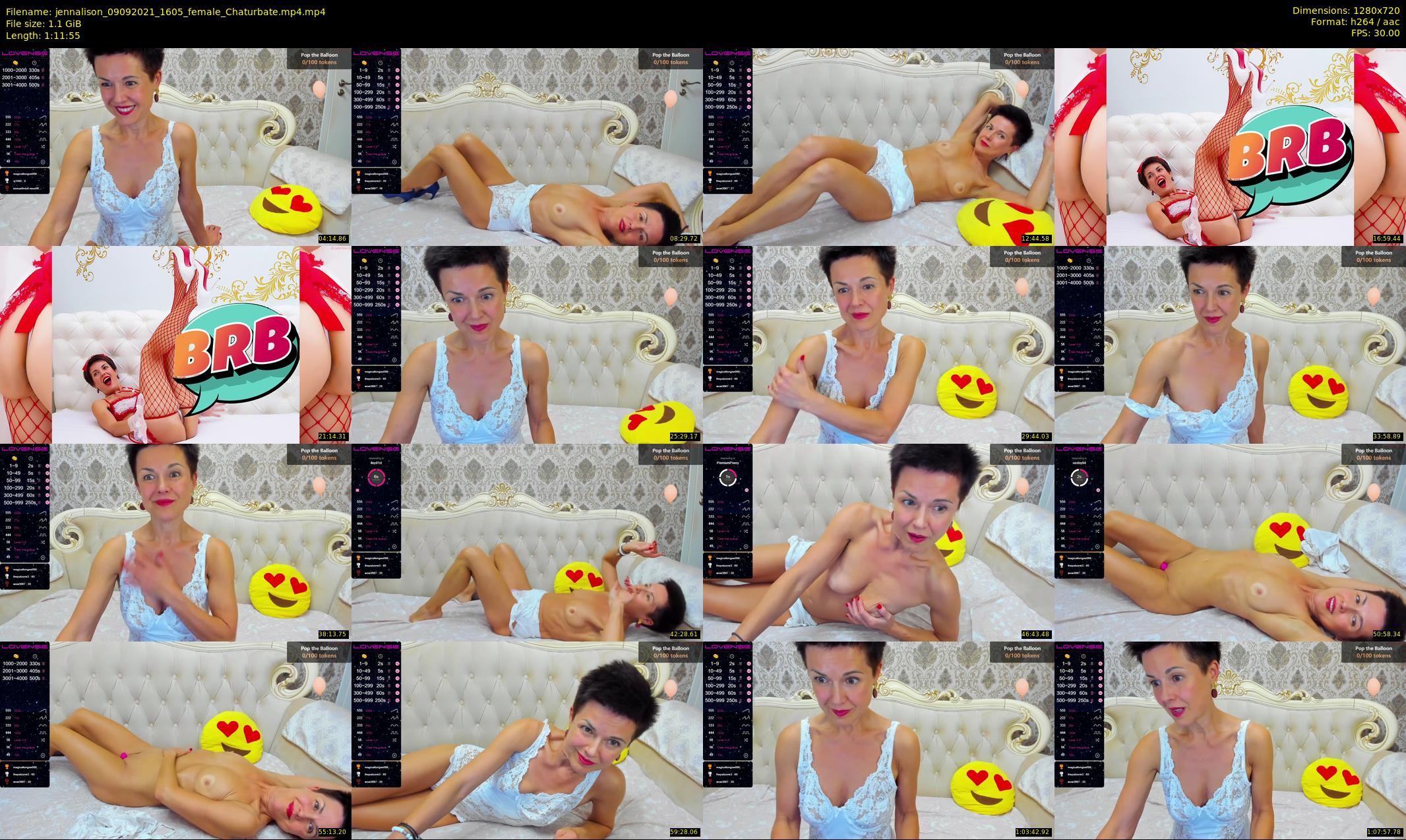 jennalison — 72 minute Chaturbate female cam show recording, 720p, Sep 9, 2021