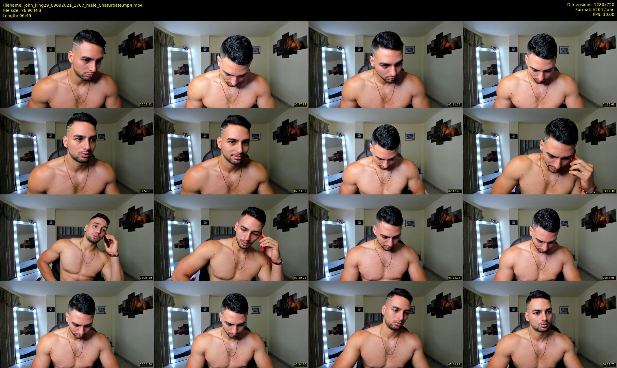 john_king29 — 7 minute Chaturbate male cam show recording, 720p, Sep 9, 2021