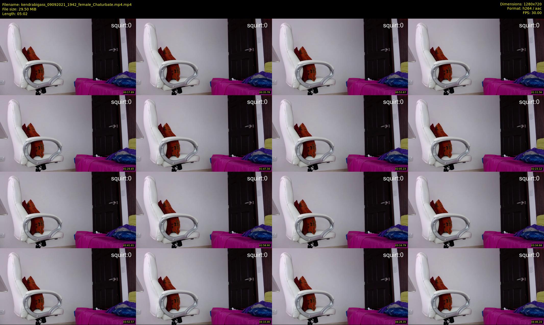 kendrabigass — 6 minute Chaturbate female cam show recording, 720p, Sep 9, 2021