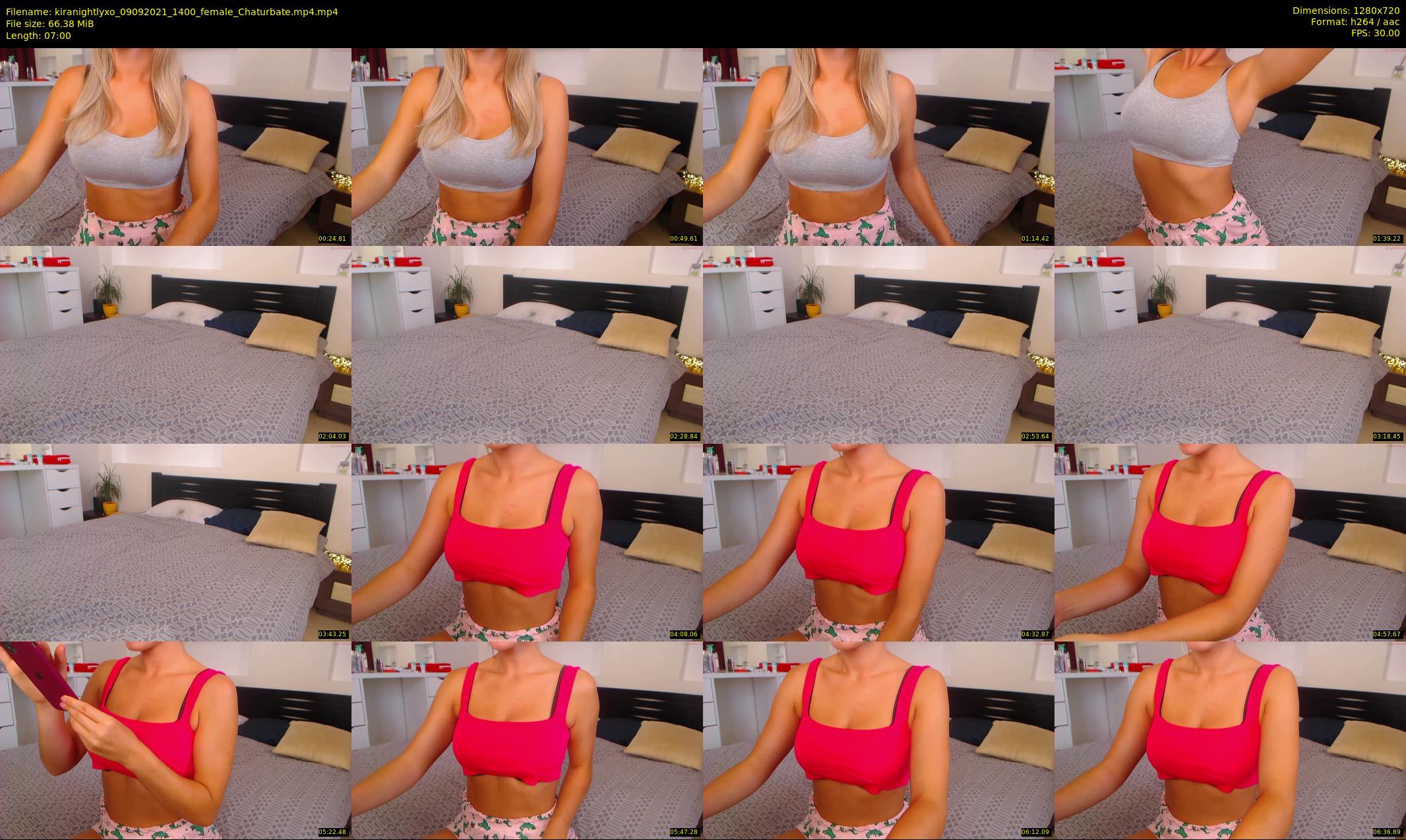 kiranightlyxo — 7 minute Chaturbate female cam show recording, 720p, Sep 9, 2021