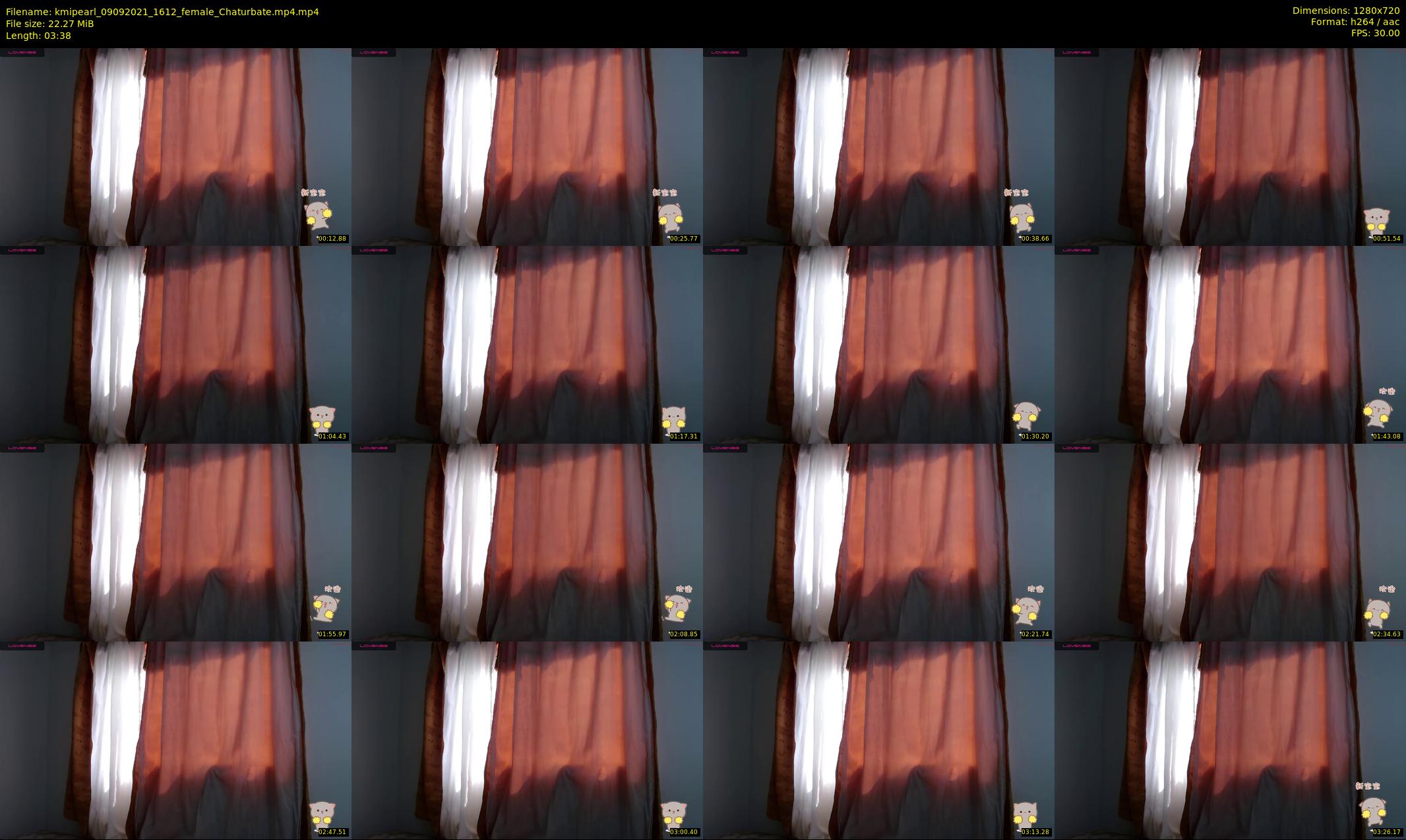 kmipearl — 4 minute Chaturbate female cam show recording, 720p, Sep 9, 2021