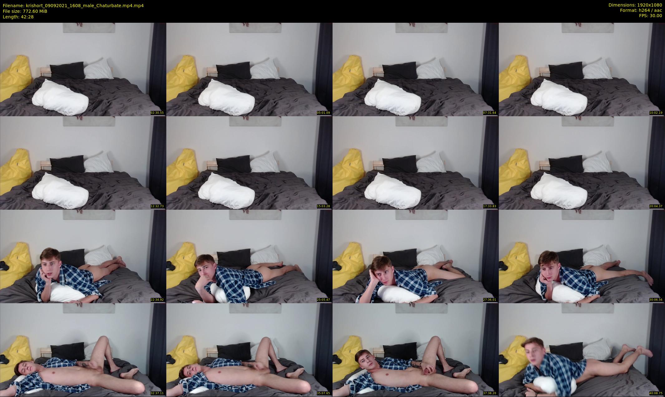krishort — 43 minute Chaturbate male cam show recording, 1080p, Sep 9, 2021