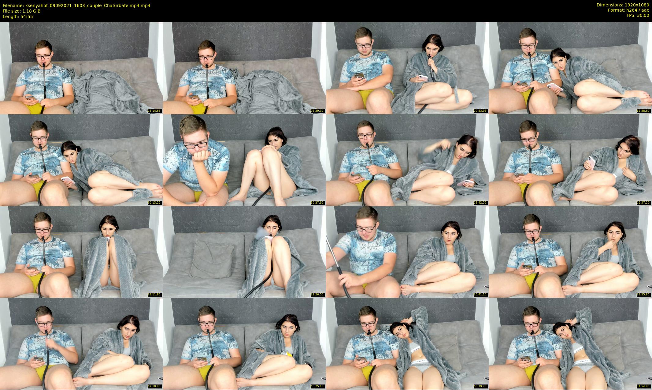 ksenyahot — 55 minute Chaturbate couple cam show recording, 1080p, Sep 9, 2021