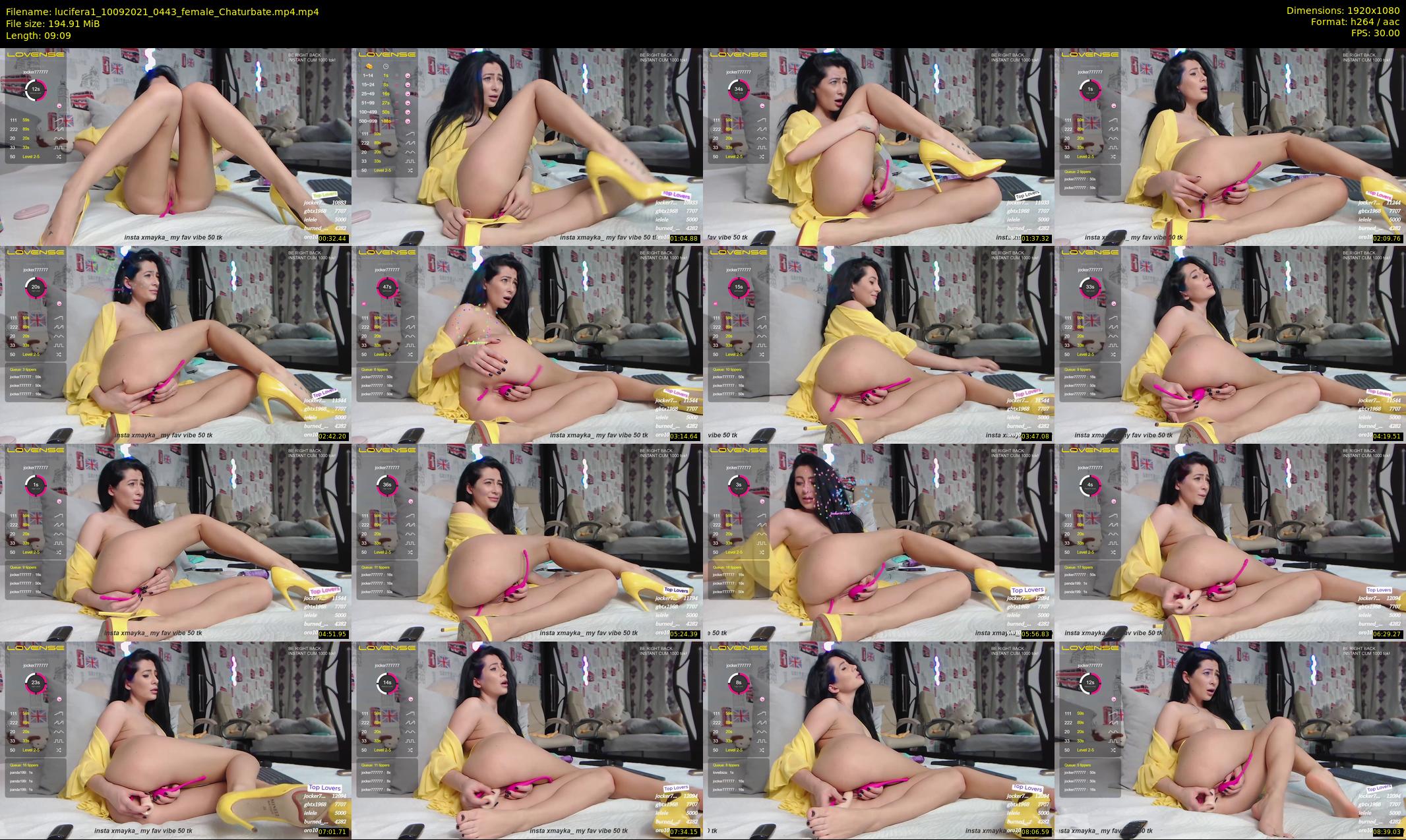lucifera1 — 10 minute Chaturbate female cam show recording, 1080p, Sep 10, 2021
