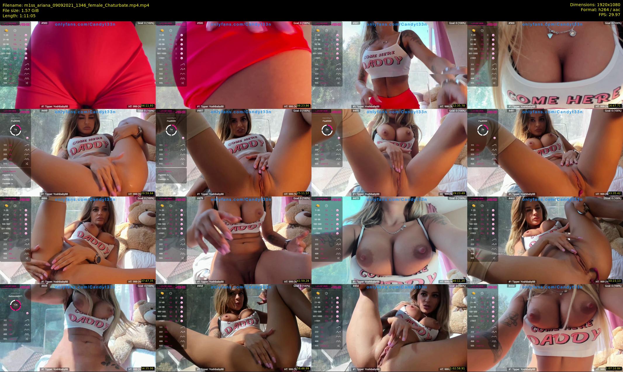 m1ss_ariana — 72 minute Chaturbate female cam show recording, 1080p, Sep 9, 2021
