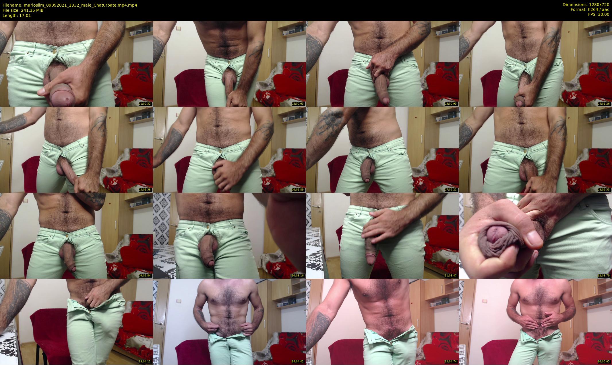 marioslim — 18 minute Chaturbate male cam show recording, 720p, Sep 9, 2021