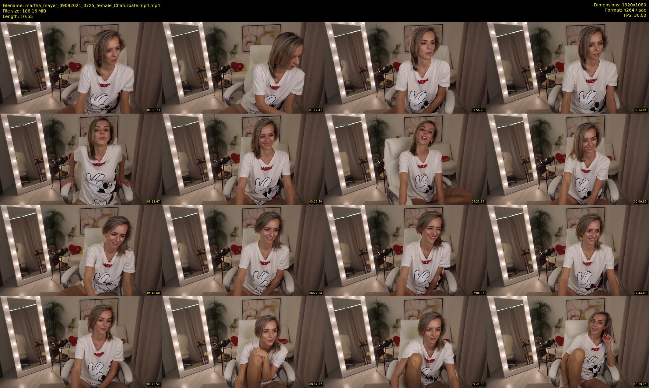martha_mayer — 11 minute Chaturbate female cam show recording, 1080p, Sep 9, 2021